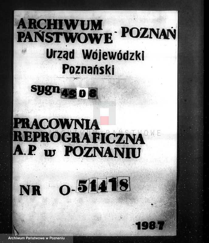 Obraz 10 z jednostki "/Zgłoszenie o ulepszeniu zakładu przemysłowego wytwórni luster i szyb szlifowanych/ w Poznaniu przy ul. Półwiejskiej 10/"