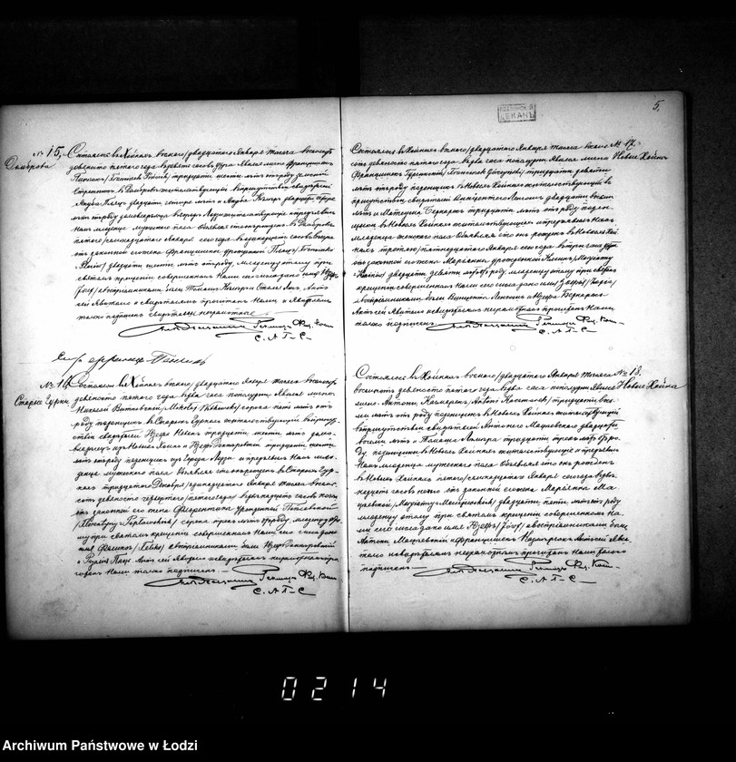 Obraz 9 z jednostki "Akta urodzeń, małżeństw i zgonów"