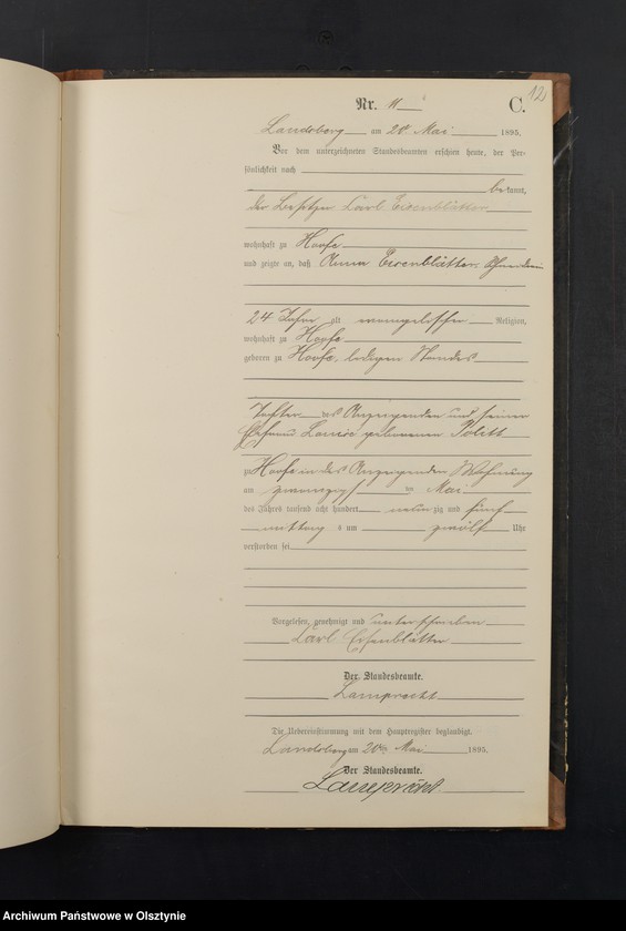 image.from.unit.number "Sterbe-Neben-Register Nr 1 - 29"