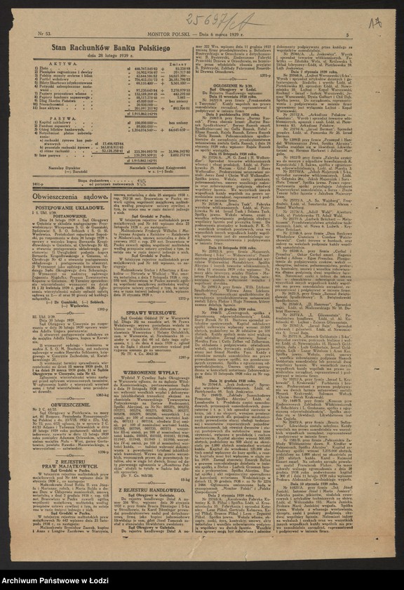 Obraz 19 z jednostki "Franciszek Buc- detaliczna sprzedaż galanterii na rachunek własny i komisowy"