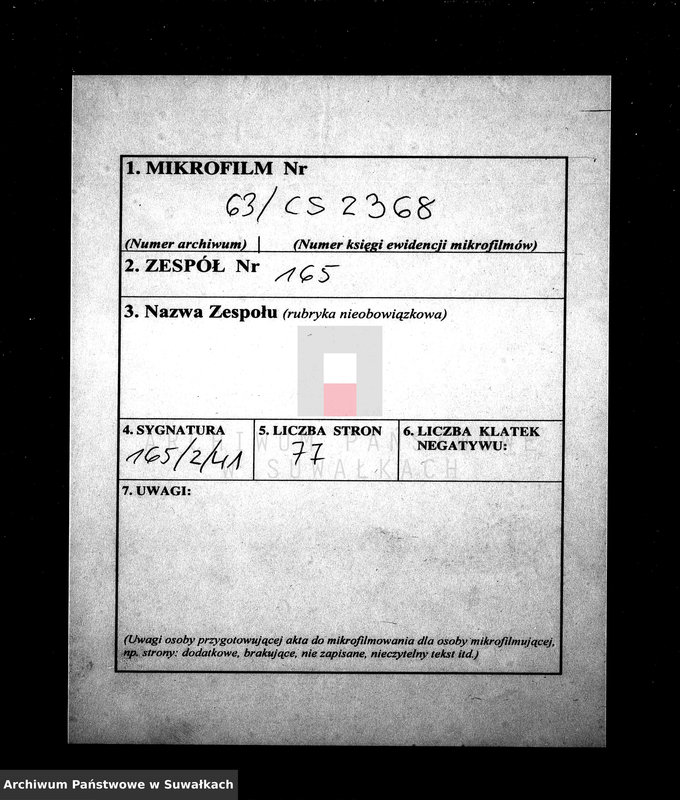 image.from.unit.number "Dokumenty k Aktam braksočetanija Suvalskago Prichoda za 1885 god."