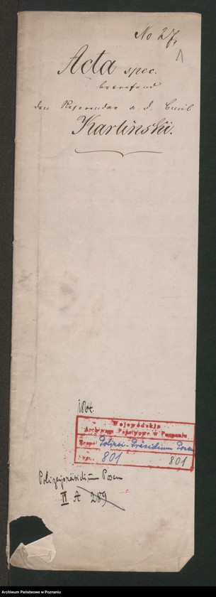 Obraz 2 z jednostki "A. betr. Emil Karliński, Referendar a.D."