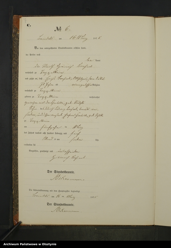 image.from.unit.number "Sterbe-Neben-Register Nr 1 - 41"