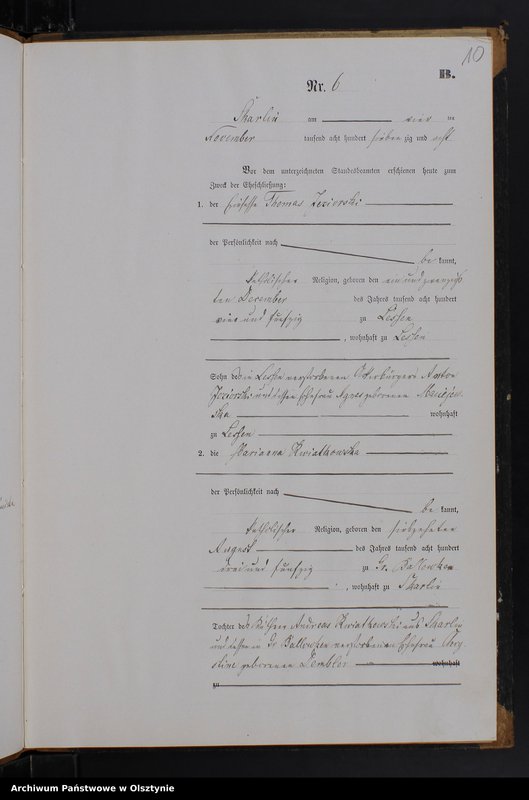 image.from.unit.number "Heiraths-Neben-Register Nr 1 - 10"