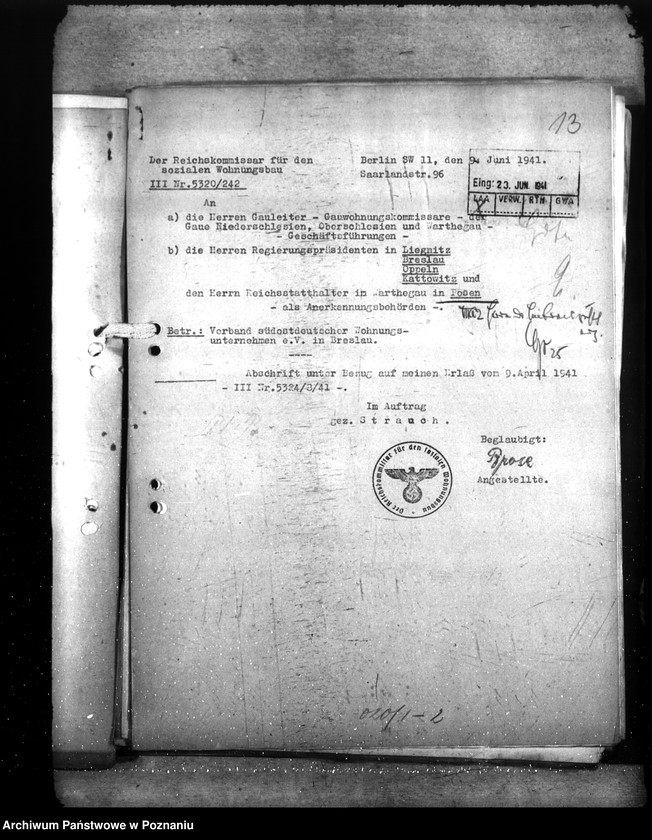 Obraz 17 z jednostki "Organisation des Gemeinnützigen Wohnungswesens im Osten"