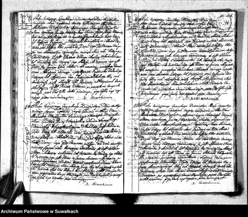 image.from.unit.number "Akta urodzonych gminy wieysieyskiey 1820 roku"