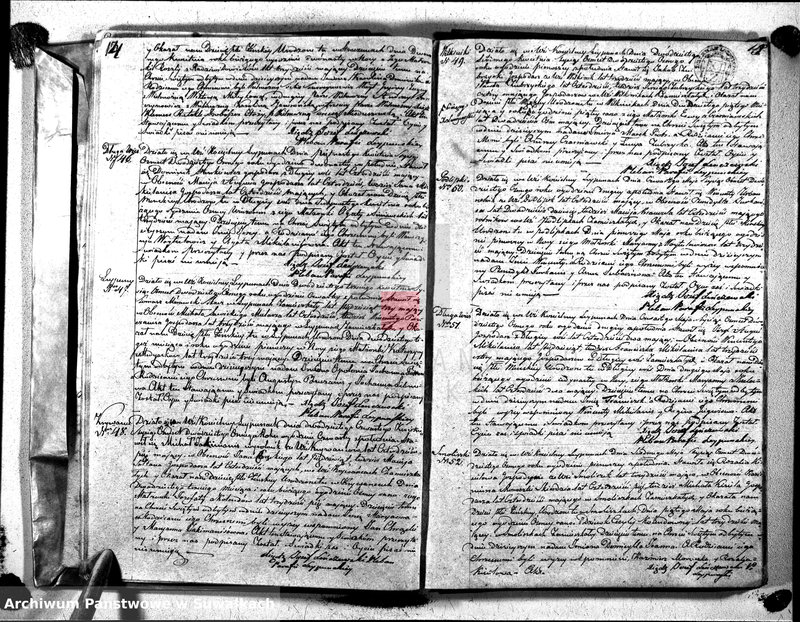 image.from.unit.number "Duplikat Aktów Urodzonych, Zaślibionych i Zmarłych Katolików Parafii Leypunskiey Roku 1828"