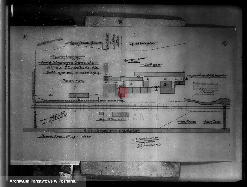 Obraz 16 z jednostki "Zatwierdzenie zakładu przemysłowego /fabryki wyrobów drewnianych/ A. Zwierzchowski i Spółka w Poznaniu"