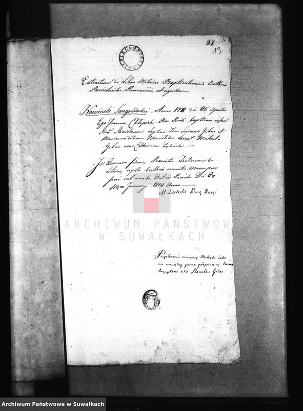 image.from.unit.number "Annexa Gminy Puńskiey z Roku 1814"