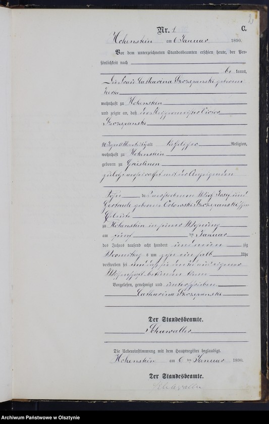 image.from.unit.number "Sterbe-Neben-Register Nr 1 - 86"