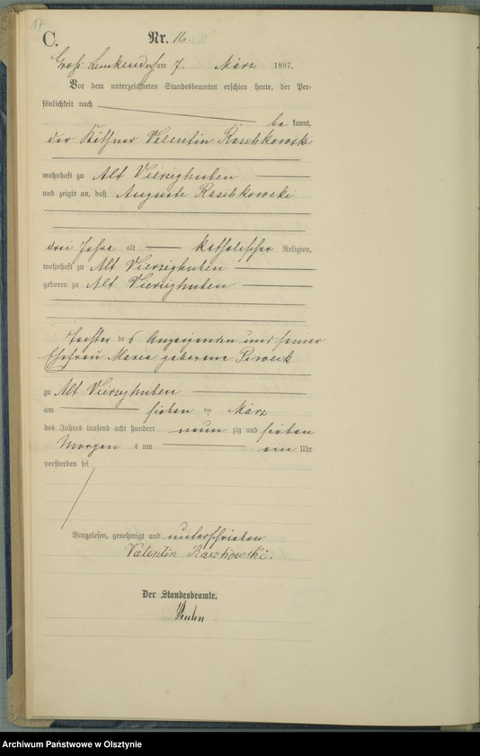 image.from.unit.number "Sterbe-Haupt-Register Nr 1 - 60 i 1 - 55"