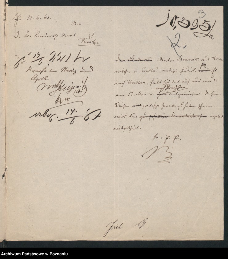 Obraz 6 z jednostki "A. betr. die Studenten Wladislaus und Anton Borowski"