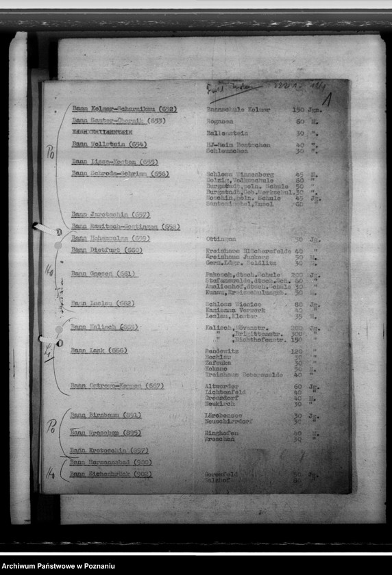 Obraz 5 z jednostki "K L V - Lager. Fortlaufende Liste"