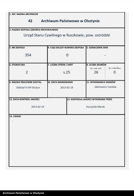 Obraz 1 z jednostki "Heiraths-Neben-Register Nr 1 - 12"