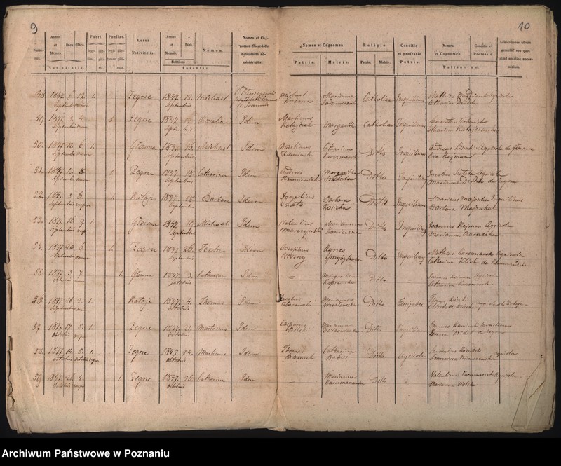 Obraz 7 z jednostki "Księga urodzeń, małżeństw i zgonów"