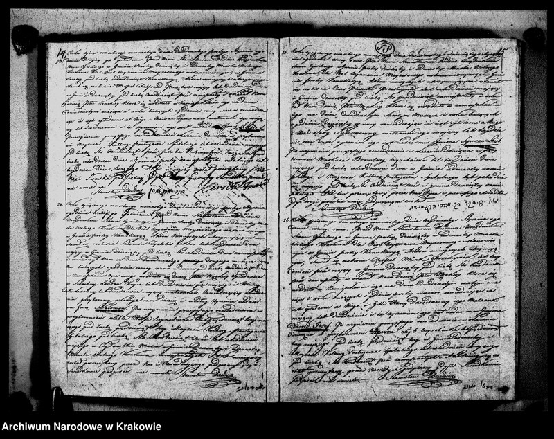 Obraz 9 z jednostki "Xięga I. Akt Stanu Cywilnego obeymująca Akta Urodzenia Przyznania Przysposobienia i Zeyścia Osob Wyznanania Moyzesowego w Gminie VI. X. i XI. M. W. Krakowa zamieszkałych na Rok 1818"