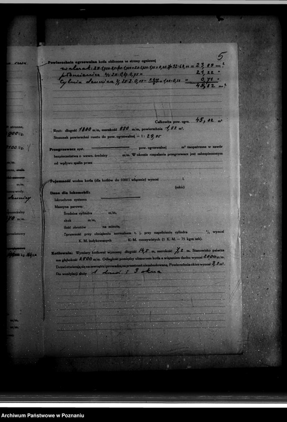 Obraz 9 z jednostki "Gorzelnia majętności Karna powiat wolsztyński nr woj. kotła 5246"