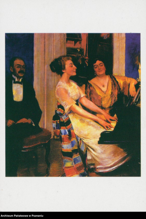 Obraz 1 z jednostki "Konrad Krzyżanowski "Przy fortepianie" Wystawa "Arcydzieła Malarstwa Polskiego w zbiorach Lwowskiej Galerii Sztuki""