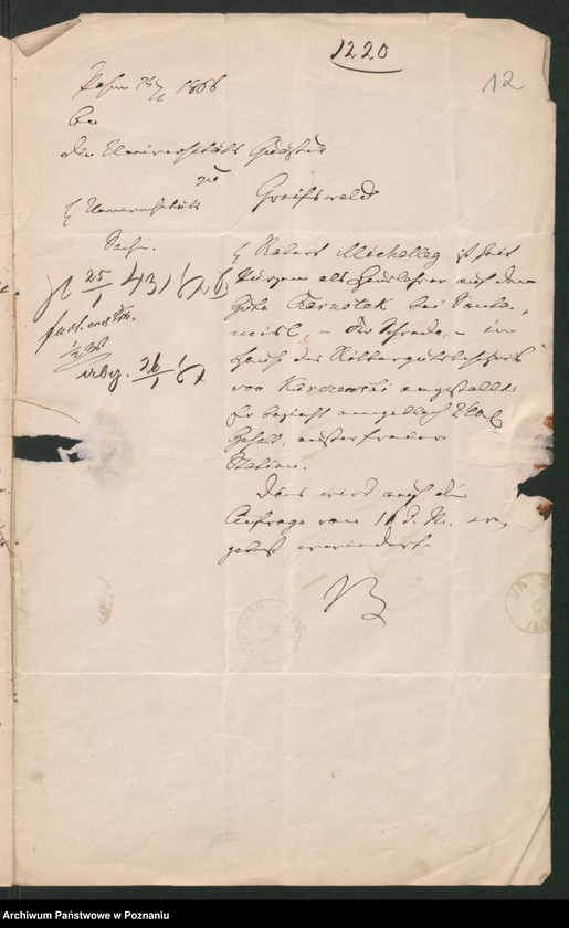 Obraz 15 z jednostki "A. betr. /Edward Michałek, redaktor Gazety Wielkopolskiej/"