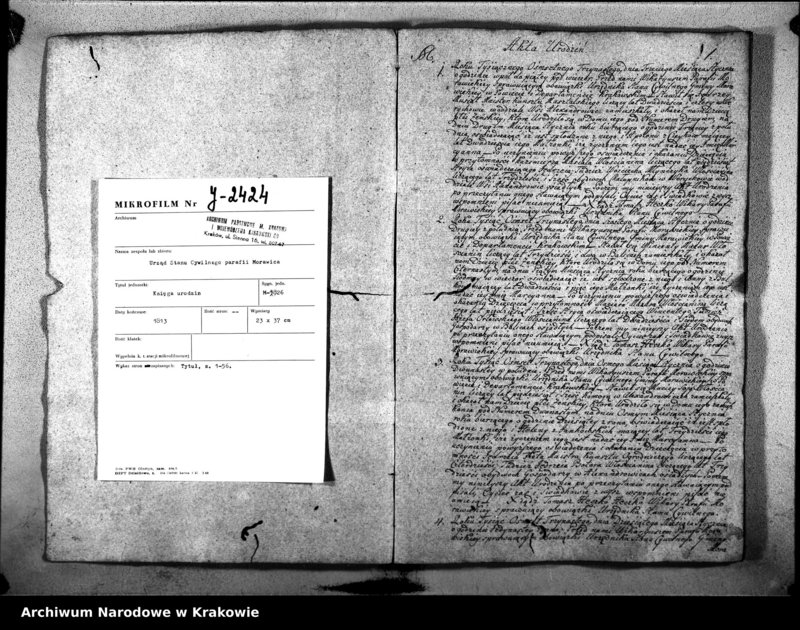 Obraz 3 z jednostki "Księga urodzeń"