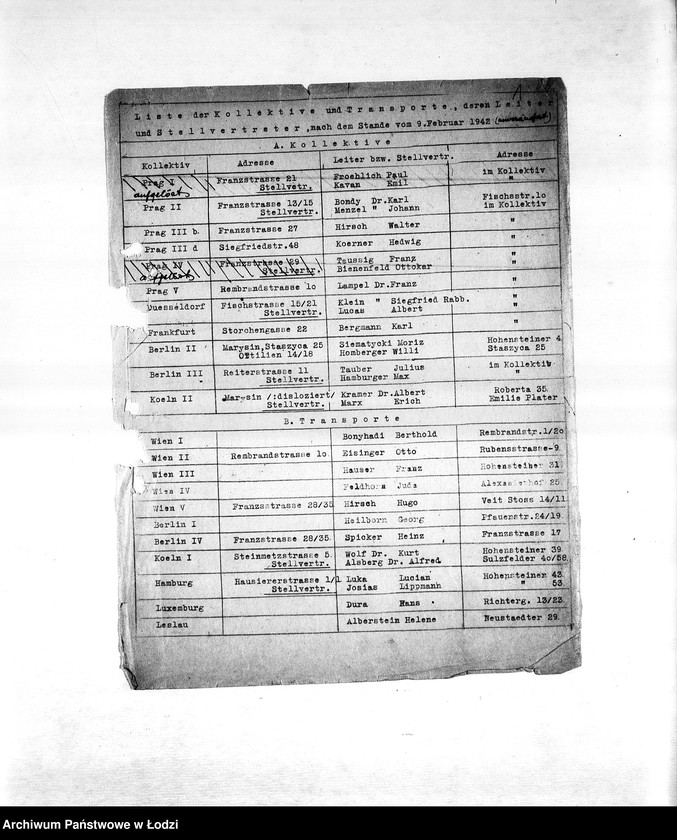 Obraz 4 z jednostki "[Wsiedlanie Żydów zagranicznych do getta łódzkiego]"