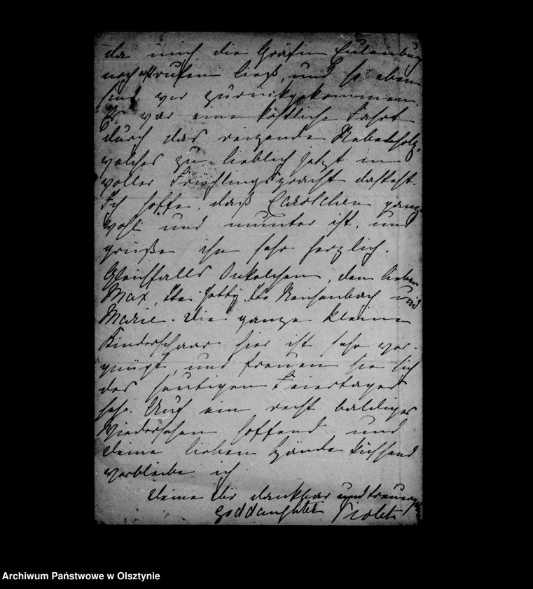 image.from.unit.number "/Fragmente v. Briefen der Violet Swiney, geb. Gfin Schlippenbach aus Sallingen England an Anna Gfin Lehndorff geb. Hahn/"