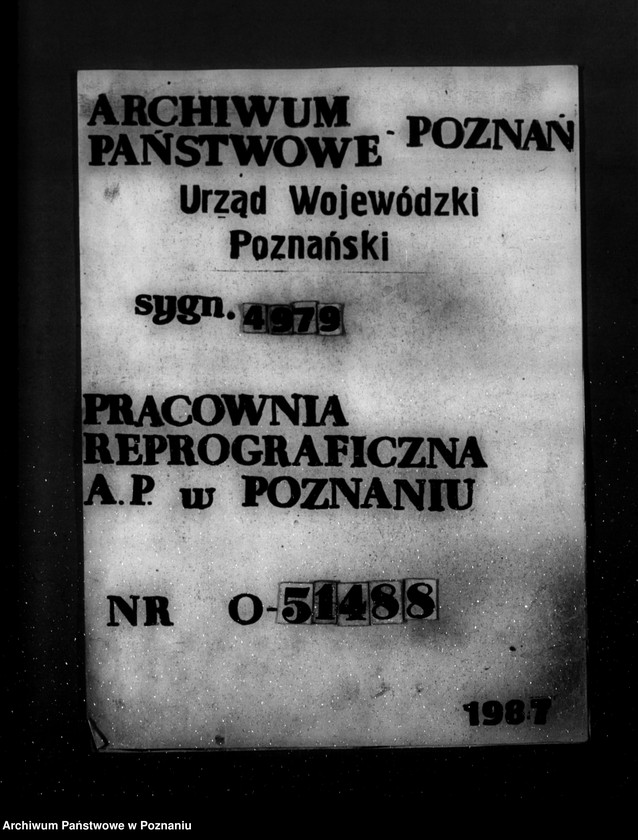Obraz 1 z jednostki "Centrala rolników w Poznaniu Spółka Akcyjna Projekt urządzenia zakładu przemysłowego /śrutowni oraz czyszczalni zboża/"
