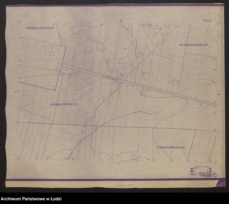 Obraz 2 z jednostki "Plan miasta Łodzi Sekcja NW 27"