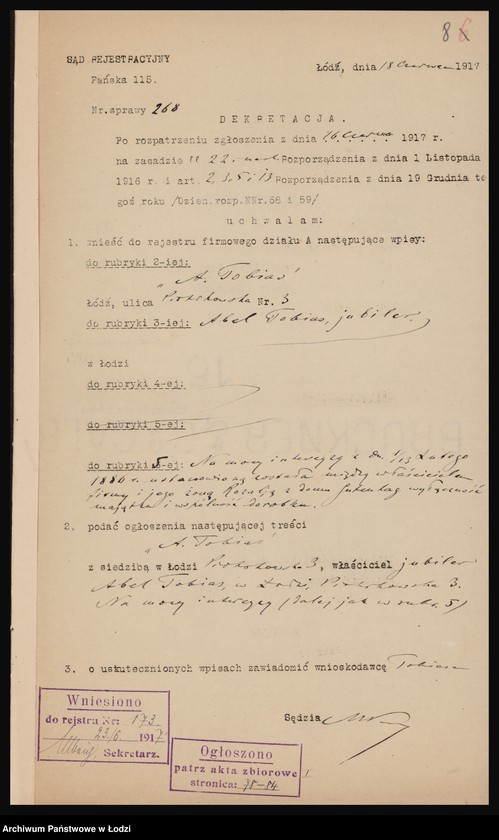 Obraz 10 z jednostki "Abel Tobias- jubiler"