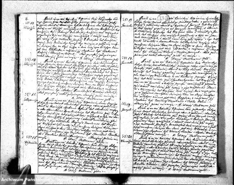 image.from.unit.number "Duplikat Aktów Urodzonych, Zaślubionych i Zeszłych Urzędnika Stanu Cywilnego Rzymsko-Katolickiego Kościoła Obrzędu Łacińskiego Kopciowskiey Parafii z Roku 1841"