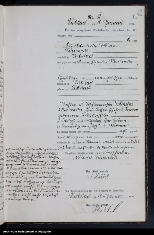 image.from.unit.number "Sterbe-Neben-Register Nr 1 - 66"