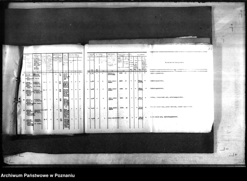 Obraz 20 z jednostki "Wykaz gruntów i obiektów należących do żandarmerii w rejencji łódzkiej"