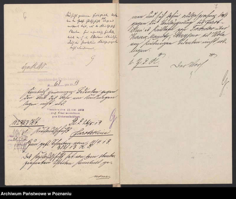 image.from.unit.number "Acta specjalia betreffen Verlängerung der jarotschiner Kreisbahn von Twardow über Kurcew, mamoty, Skrzypno bis Wola"