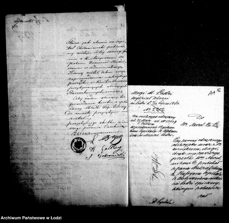 Obraz 15 z jednostki "Akta w przedmiocie szpitala"