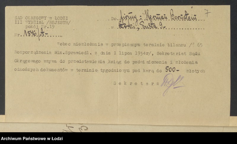 Obraz 9 z jednostki "Herman Bornstein- sprzedaż technicznych rzeczy"