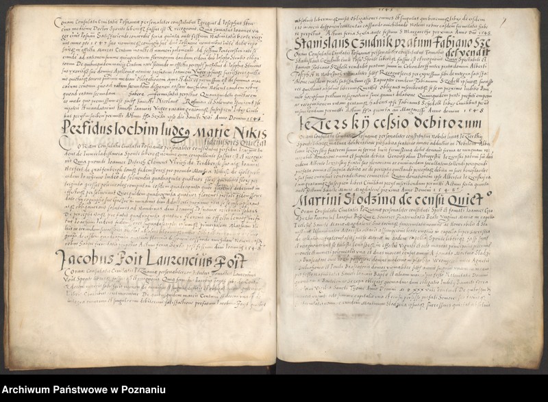 Obraz 12 z jednostki "Liber obligacionum, decretorum, quietationum, contractuum. Acta consulatus Posnaniensis ab anno 1548."