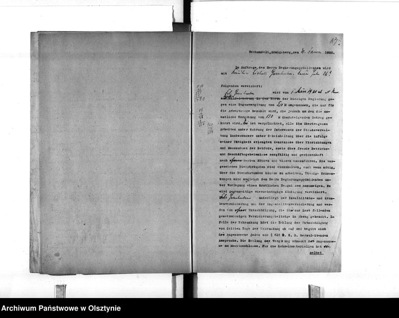 image.from.unit.number "Personal-Akten für Kanzleihilfsarbeiterin Teschner geb. Gernhuber [Liesbeth]"