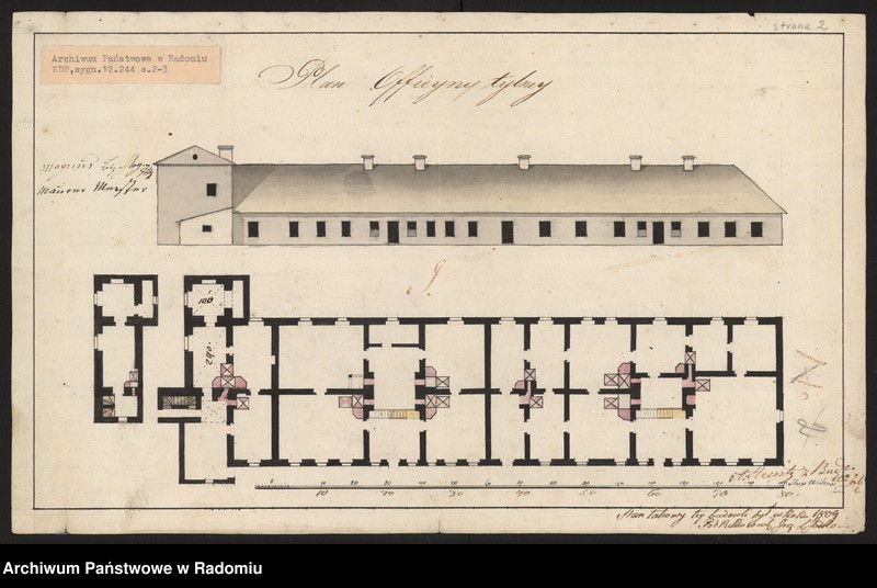 image.from.unit.number "[12 rysunków zabudowań ordynackich w Zamościu i Janowicach - dowody do zakończonego 6 CI 1817 r. protokołu likwidacyjnego Kommissyi dla Oszacowania Szkód Zamościa, dołączone przez pełnomocnika Ordynata w związku z zajęciem miasta Zamościa na twierdzę]"