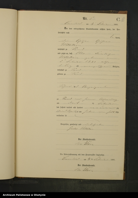 image.from.unit.number "Sterbe-Neben-Register Nr 1 - 54"