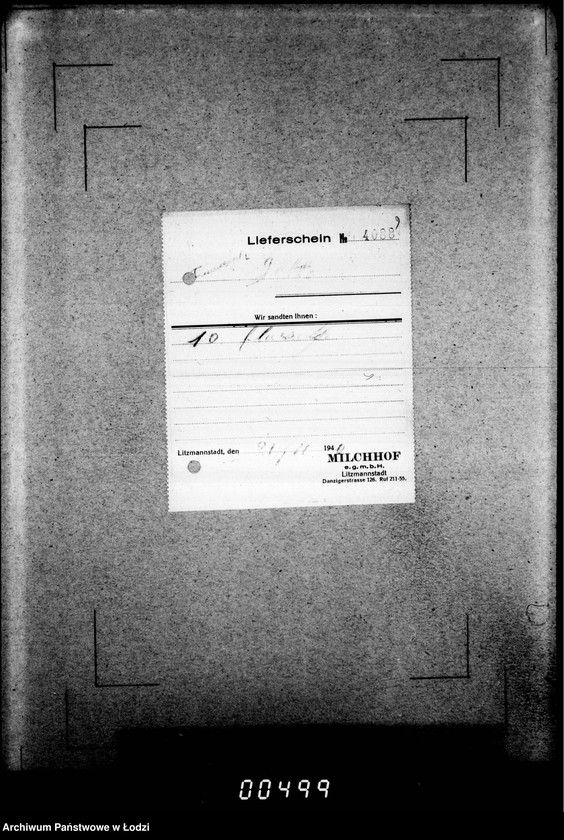 Obraz 13 z jednostki "Quittungen- Lieferscheine Desinfektionsanstalt"