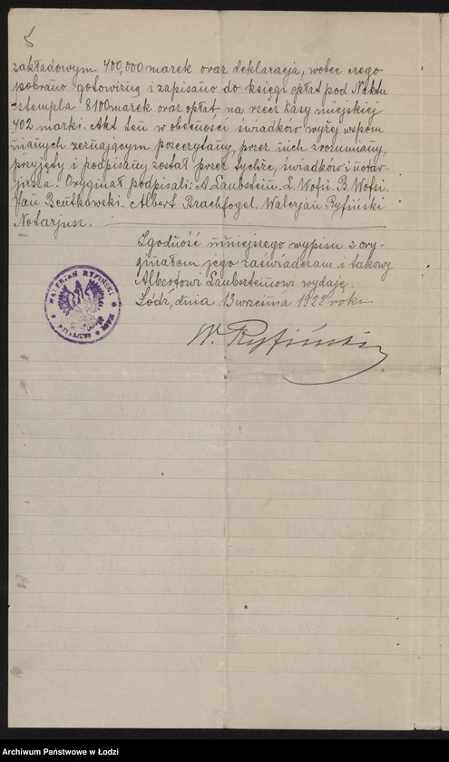 Obraz 7 z jednostki "Fabryka Swetrów i Rękawiczek Laubsztein i bracia Wolfsi – fabryka swetrów i wiązanych rękawiczek"