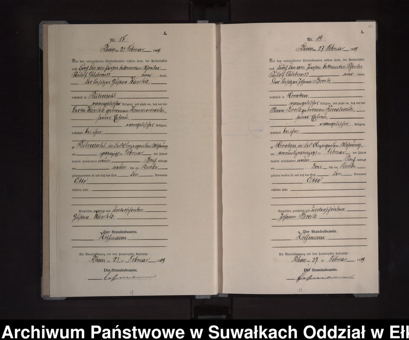 image.from.unit.number "Geburts-Neben-Register des Preussischen Standes-Amtes Orlen Kreis Loetzen"