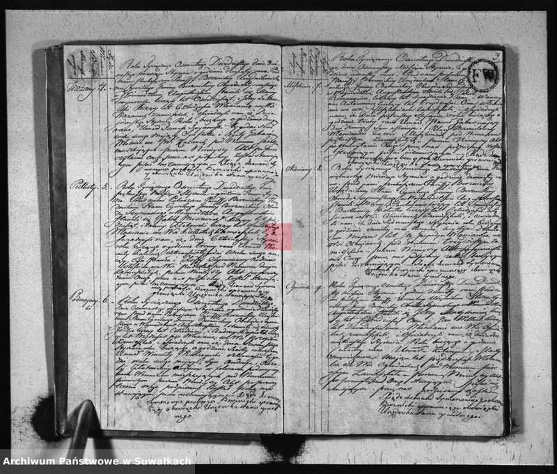 Obraz 4 z jednostki "Akta Zeszłych Gminy Berznickiey od dnia 1-o Stycznia 1820 Roku"