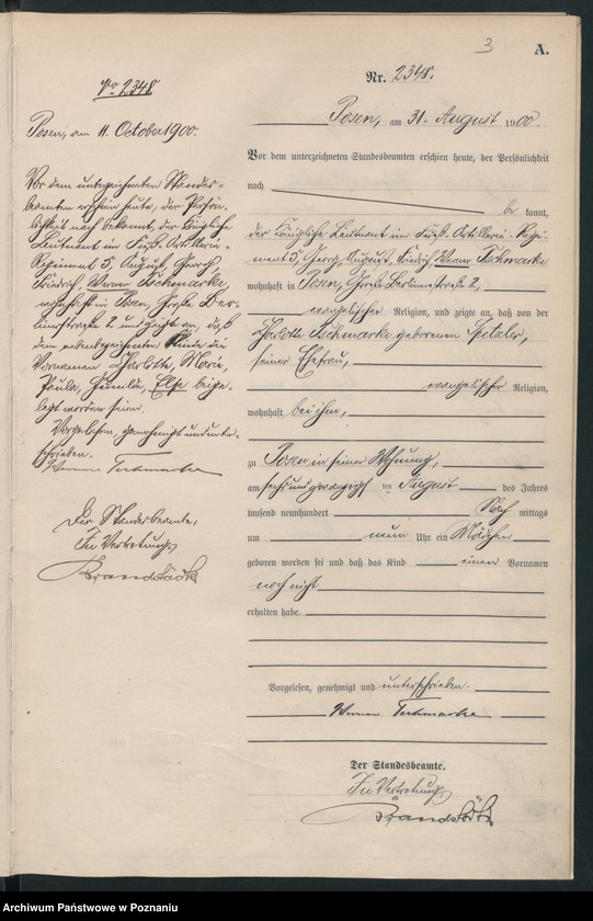 Obraz 6 z jednostki "Księga miejscowa urodzeń"