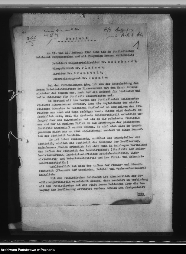 Obraz 5 z jednostki "Landeswirtschaft. Geschäftsverteilungsplan. Verwaltungskosten. Dienstreisen. Dienstkraftwagen"