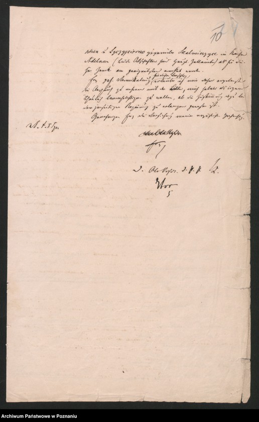 Obraz 15 z jednostki "Der Uebertritt polnischer und diesseitiger Untertanen auf preussisches und jenseitiges Gebiet während der polnischen Insurrektion und die dagegen getroffenen Massnahmen."