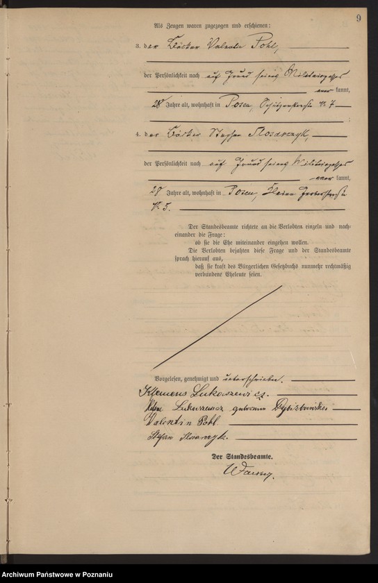 Obraz 10 z jednostki "Księga miejscowa małżeństw tom II [Rejestr główny małżeństw]"