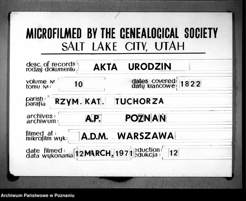 image.from.team "Akta stanu cywilnego Parafii Rzymskokatolickiej Tuchorza (pow. wolsztyński)"