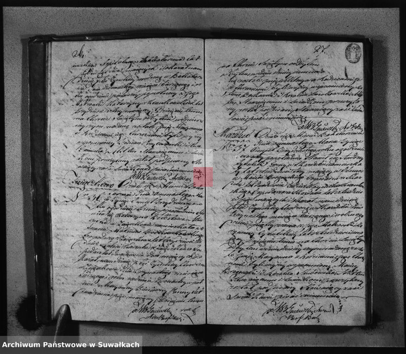 image.from.unit.number "Księga Dublikat Urzędnika Stanu Cywilnego Gminy Bakałarzewskiey pozapisywanych Urodzonych w Parafij tutejszej Umarłych i Zaślubionych Roku 1830"