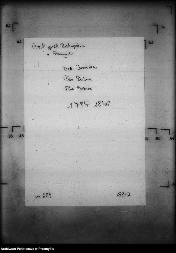 image.from.unit.number "[Kopie ksiąg metrykalnych parafii Dobra z filiami Dobcza, Ścieżki Czerwonowolskie (dekanat Jarosław)]"